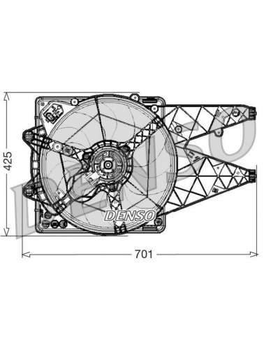 Ventilador, refrigeración del motor Nps DER01030 - DER01030 NPS DENSOMOTOFAN