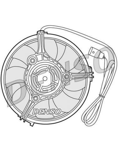 Ventilador, refrigeración del motor Nps DER02001 - DER02001 DENSO MOTO FAN