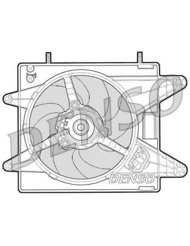Ventilador, refrigeración del motor Nps DER09001 - DER09001 DENSO MOTO FAN