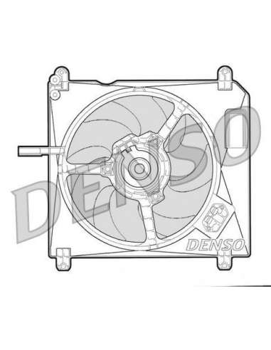 Ventilador, refrigeración del motor Nps DER09002 - DER09002 DENSO MOTO FAN