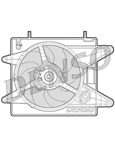 Ventilador, refrigeración del motor Nps DER09003 - DER09003 DENSO MOTO FAN
