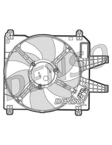 Ventilador, refrigeración del motor Nps DER09004 - DER09004 DENSO MOTO FAN