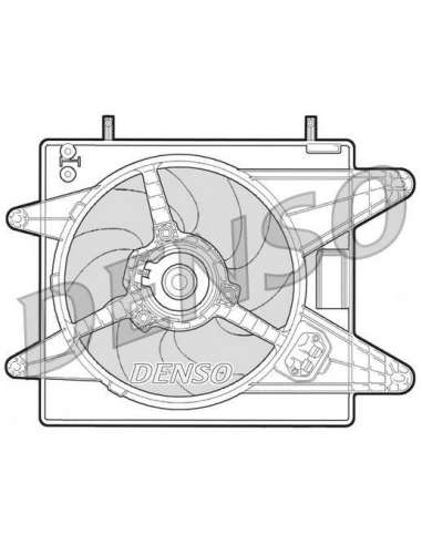 Ventilador, refrigeración del motor Nps DER09008 - DER09008 DENSO MOTO FAN