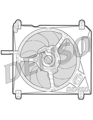 Ventilador, refrigeración del motor Nps DER09010 - DER09010 NPS DENSOMOTOFAN