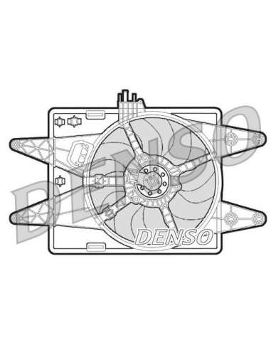Ventilador, refrigeración del motor Nps DER09022 - DER09022 DENSO MOTO FAN