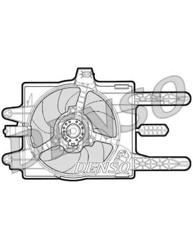 Ventilador, refrigeración del motor Nps DER09030 - DER09030 DENSO MOTO FAN