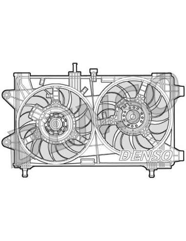 Ventilador, refrigeración del motor Nps DER09036 - DER09036 DENSO MOTO FAN