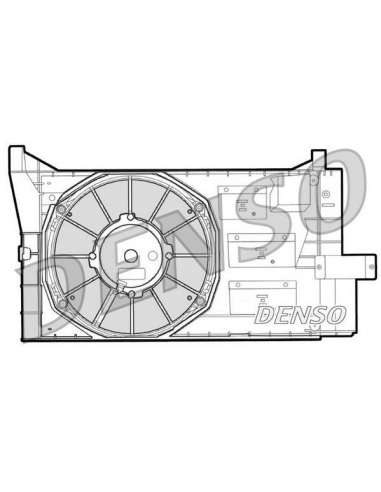 Ventilador, refrigeración del motor Nps DER09050 - DER09050 DENSO MOTO FAN