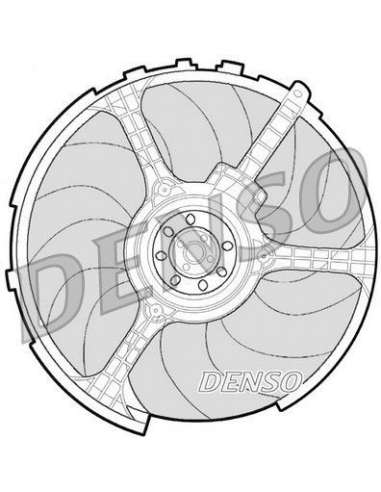 Ventilador, refrigeración del motor Nps DER09063 - DER09063 DENSO MOTO FAN