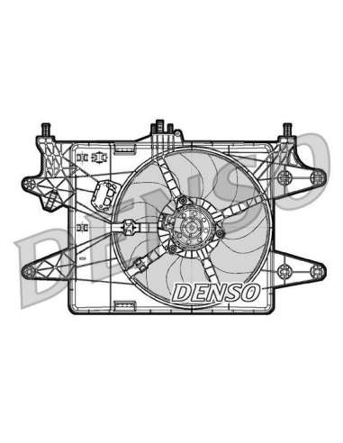 Ventilador, refrigeración del motor Nps DER09081 - DER09081 DENSO MOTO FAN