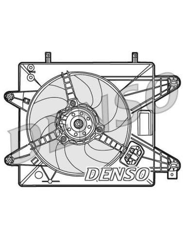 Ventilador, refrigeración del motor Nps DER09088 - DER09088 DENSO MOTO FAN