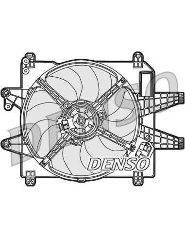 Ventilador, refrigeración del motor Nps DER09089 - DER09089 DENSO MOTO FAN