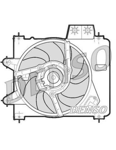 Ventilador, refrigeración del motor Nps DER09244 - DER09244 DENSO MOTO FAN