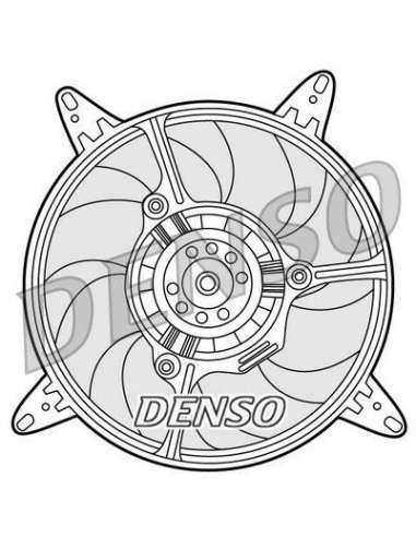 Ventilador, refrigeración del motor Nps DER09290 - DER09290 DENSO MOTO FAN