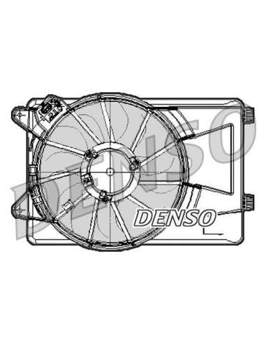 Ventilador, refrigeración del motor Nps DER09301 - DER09301 DENSO MOTO FAN