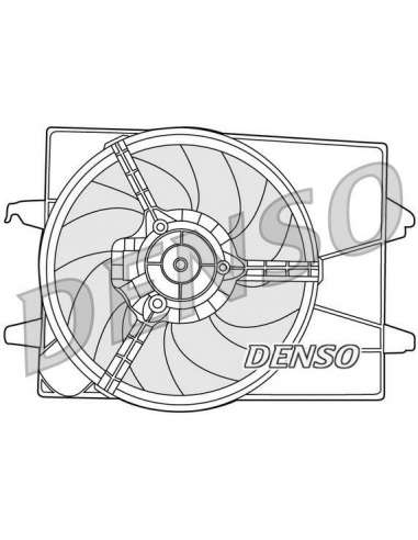 Ventilador, refrigeración del motor Nps DER10003 - DER10003 NPS DENSOMOTOFAN