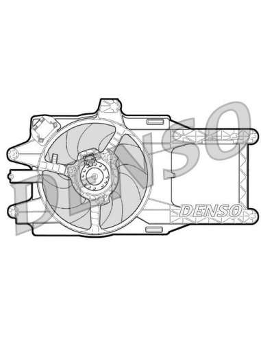 Ventilador, refrigeración del motor Nps DER13002 - DER13002 DENSO MOTO FAN