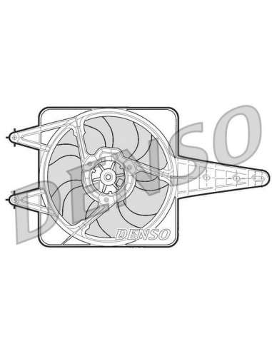 Ventilador, refrigeración del motor Nps DER13203 - DER13203 DENSO MOTO FAN
