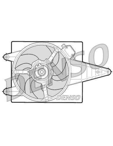 Ventilador, refrigeración del motor Nps DER13204 - DER13204 DENSO MOTO FAN