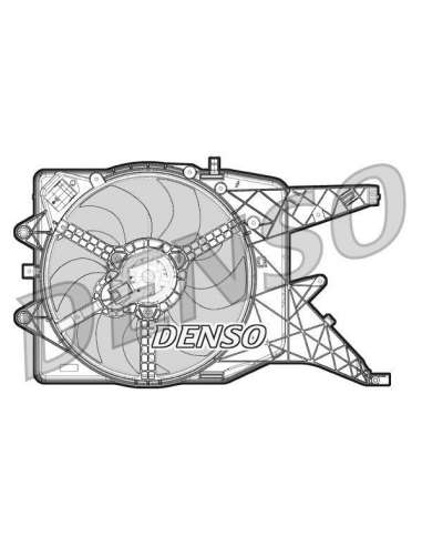 Ventilador, refrigeración del motor Nps DER20011 - DER20011 DENSO MOTO FAN