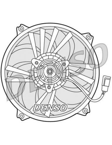 Ventilador, refrigeración del motor Nps DER21015 - DER21015 NPS DENSOMOTOFAN