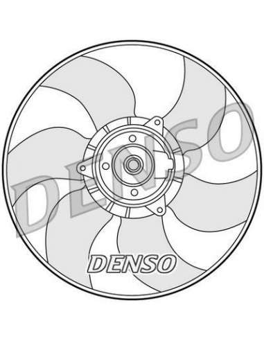 Ventilador, refrigeración del motor Nps DER23001 - DER23001 DENSO MOTO FAN