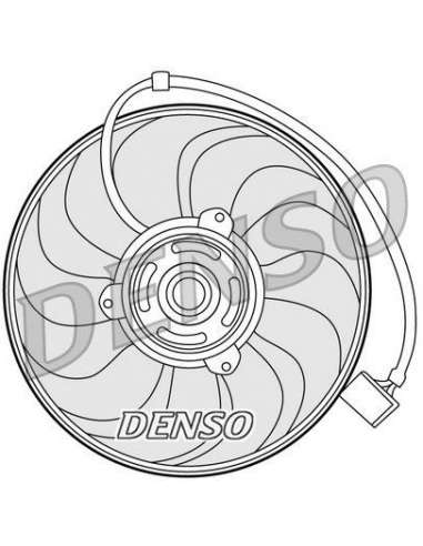 Ventilador, refrigeración del motor Nps DER27001 - DER27001 DENSO MOTO FAN