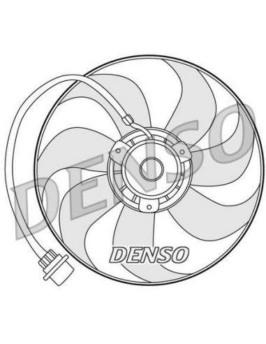 Ventilador, refrigeración del motor Nps DER32001 - DER32001 DENSO MOTO FAN