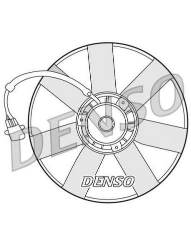 Ventilador, refrigeración del motor Nps DER32002 - DER32002 DENSO MOTO FAN