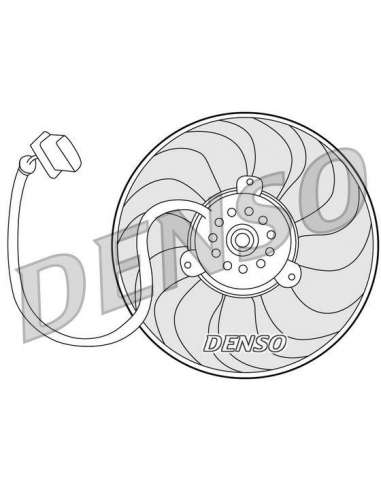 Ventilador, refrigeración del motor Nps DER32004 - DER32004 DENSO MOTO FAN