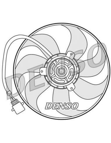 Ventilador, refrigeración del motor Nps DER32006 - DER32006 DENSO MOTO FAN
