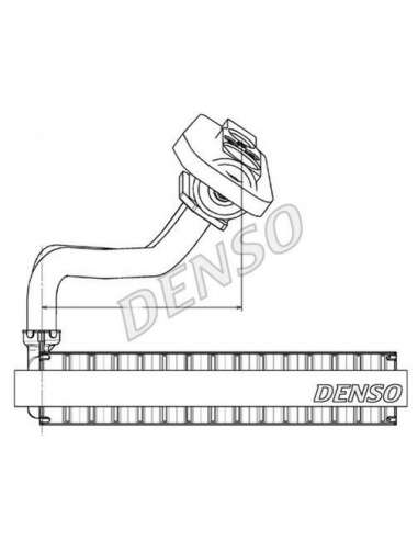 Evaporador, aire acondicionado Nps DEV09020 - DEV09020 DENSO EVAPORATOR BEHR HELLA SERVICE  PREMIUM LINE 