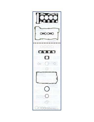 Juego completo de juntas, motor Ajusa 50295200 - JUEGO COMPLETO MULTILAYER STEEL