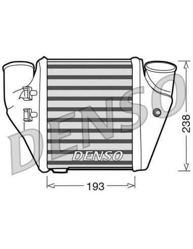 Radiador de aire de admisión Izq. Nps DIT02006 - DIT02006 DENSOINTERCOOLER