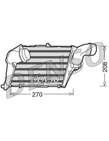 Radiador de aire de admisión Izq. Nps DIT02012 - DIT02012 DENSOINTERCOOLER