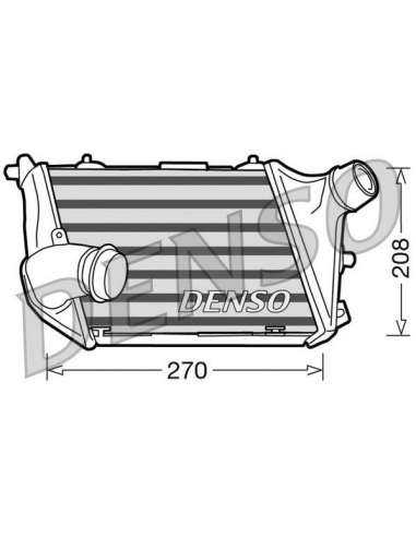 Radiador de aire de admisión Der. Nps DIT02015 - DIT02015 DENSOINTERCOOLER