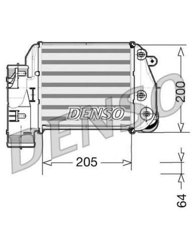 Radiador de aire de admisión Der. Nps DIT02025 - DIT02025 DENSOINTERCOOLER