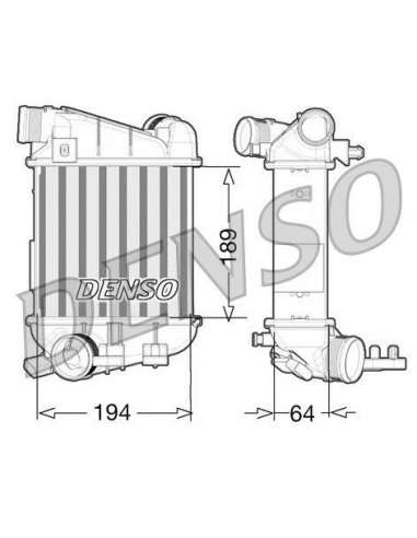 Radiador de aire de admisión Izq. Nps DIT02027 - DIT02027 DENSOINTERCOOLER