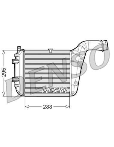 Radiador de aire de admisión Izq. Nps DIT02030 - DIT02030 DENSOINTERCOOLER