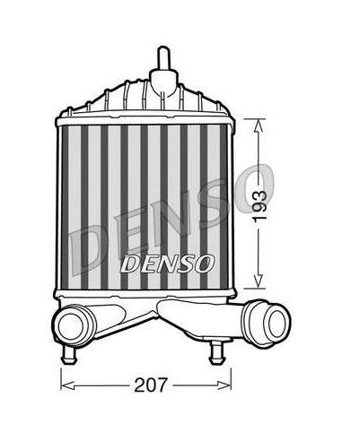 Radiador de aire de admisión Nps DIT09101 - DIT09101 NPS DENSOINTERCOOLER