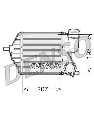 Radiador de aire de admisión Nps DIT09102 - DIT09102 NPS DENSOINTERCOOLER
