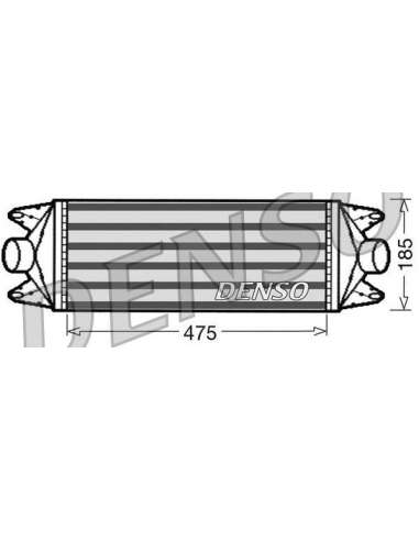 Radiador de aire de admisión Nps DIT12001 - DIT12001 DENSOINTERCOOLER