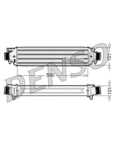 Radiador de aire de admisión Nps DIT13002 - DIT13002 DENSOINTERCOOLER