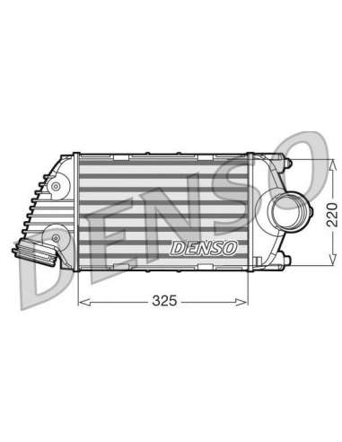 Radiador de aire de admisión Der. Nps DIT28016 - DIT28016 DENSOINTERCOOLER