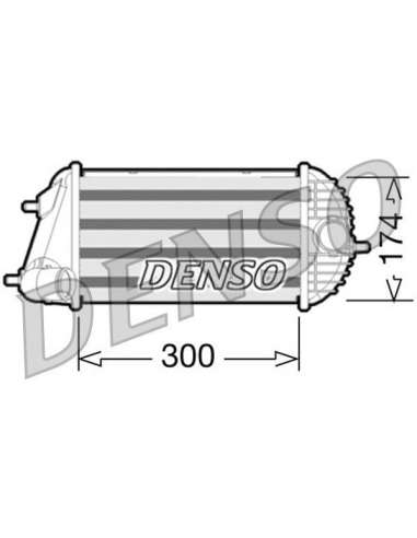 Radiador de aire de admisión Nps DIT47001 - DIT47001 DENSOINTERCOOLER