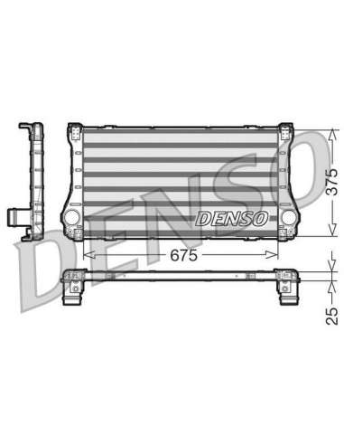 Radiador de aire de admisión Nps DIT50002 - DIT50002 DENSOINTERCOOLER