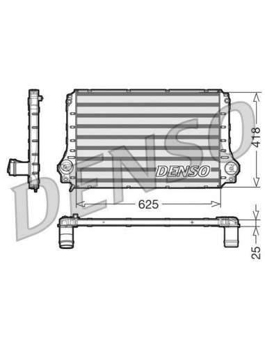 Radiador de aire de admisión Nps DIT50003 - DIT50003 DENSOINTERCOOLER