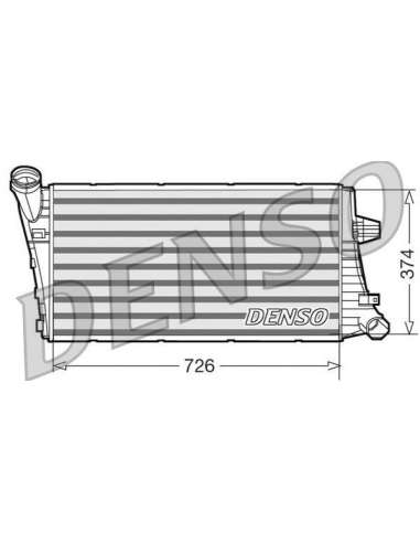 Radiador de aire de admisión Nps DIT99020 - DIT99020 DENSOINTERCOOLER