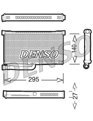 Radiador de calefacción Nps DRR02004 - DRR02004 DENSOHEATINGRADIATOR MEYLE-ORIGINAL Quality