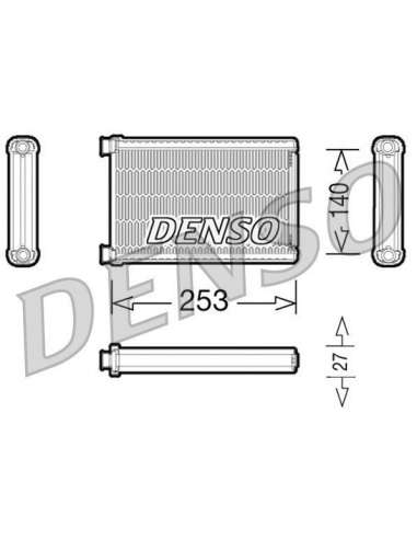 Radiador de calefacción Nps DRR05005 - DRR05005 DENSOHEATINGRADIATOR MEYLE-ORIGINAL Quality